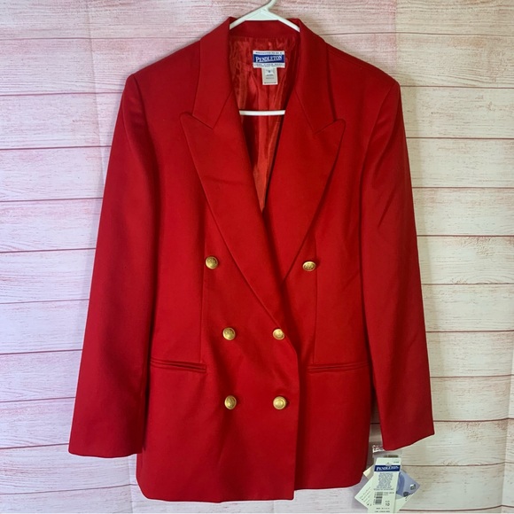 Pendleton NWT Wool Blazer Jacket Size 10 - Picture 1 of 6
